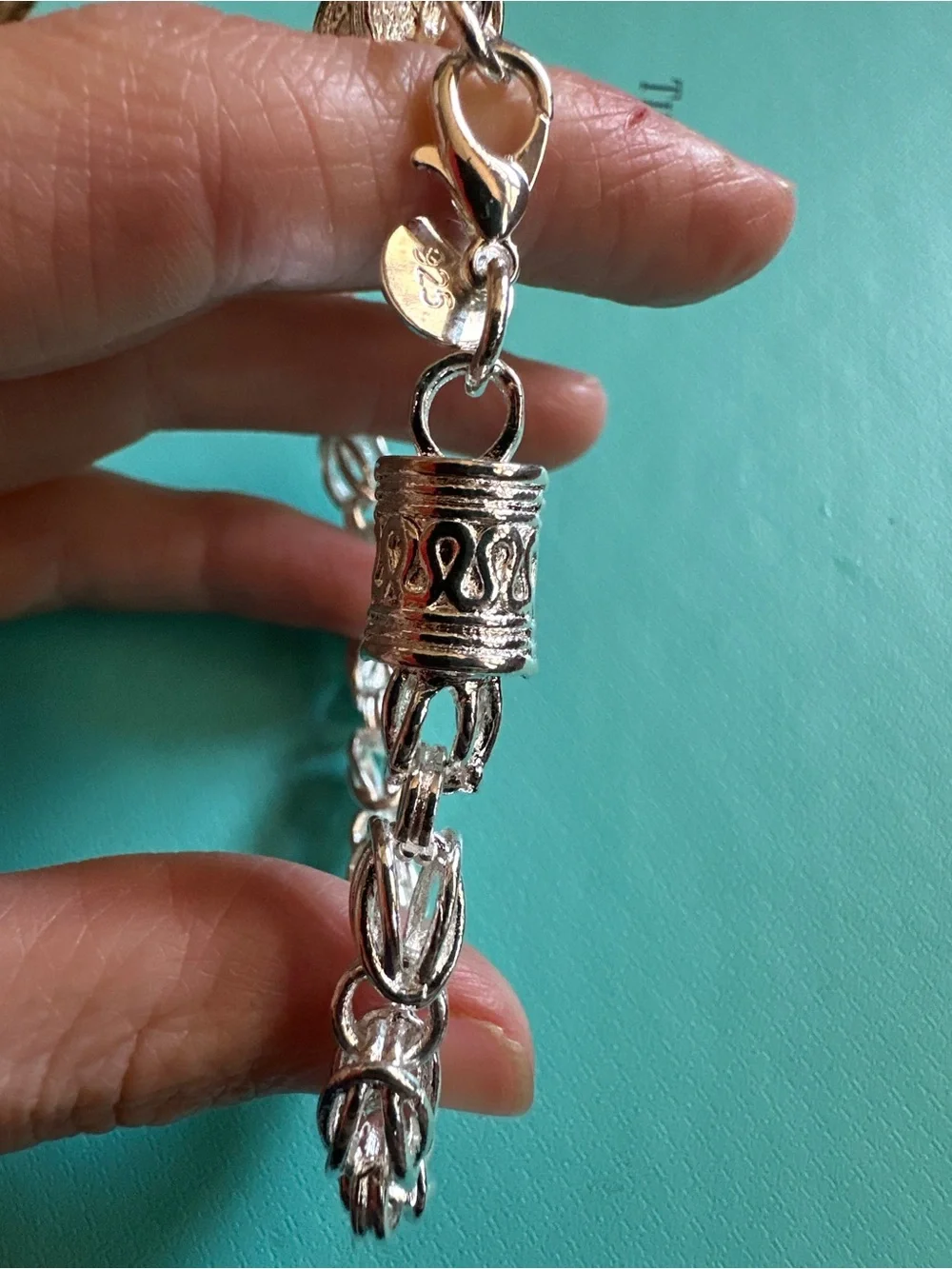 Vintage Stackable Byzantine Link Bracelet